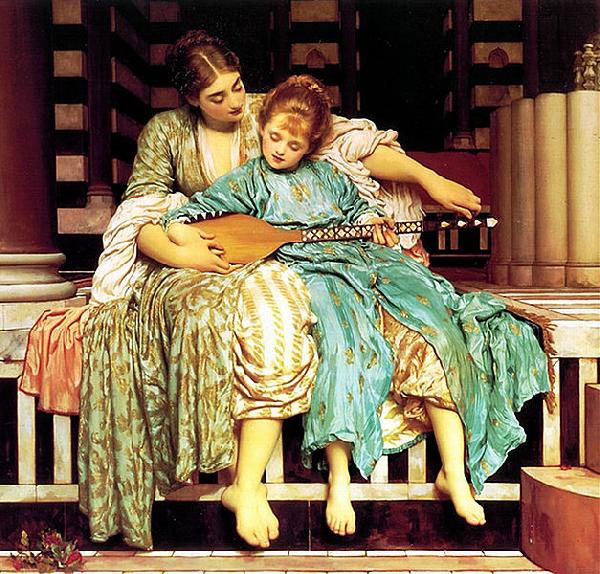 Lord Frederic Leighton Mussic Lesson
